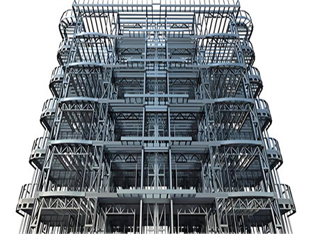 高層鋼結構的支撐框架