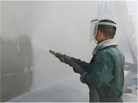 鋼構件噴涂漆面